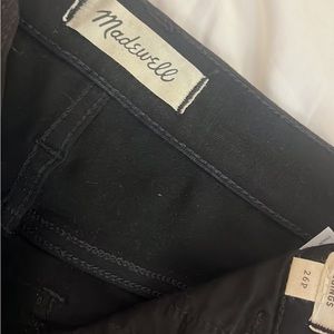 Madewell black skinny jeans